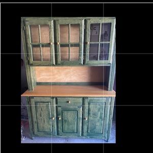 Kitchen buffet with hutch